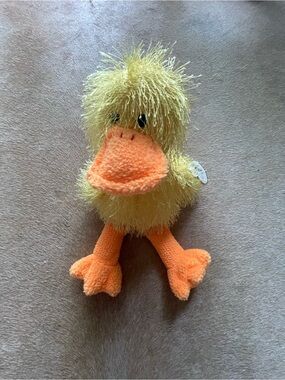 Ty Beanie Baby Yellow Duck Punkies Plush